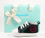 Black high tops, Personalized Baby Shoes, Personalized Shoes, Baby Shoes, Infant Shoes, Soft sole, Baby Gifts, Personalized Baby Gift