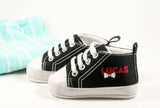 Custom Bow-Tie Baby Boy Sneakers – Personalized High Top Shoes for a Stylish Touch