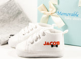 White bowtie high tops, Baby boy shoes, Personalized Baby Shoes, Baby Shoes, Infant Shoes, Soft sole, Baby Gifts, Personalized Baby Gift