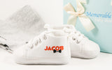 White bowtie high tops, Baby boy shoes, Personalized Baby Shoes, Baby Shoes, Infant Shoes, Soft sole, Baby Gifts, Personalized Baby Gift