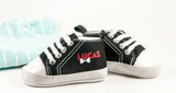 Custom Bow-Tie Baby Boy Sneakers – Personalized High Top Shoes for a Stylish Touch