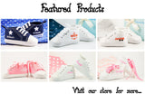 Custom Bow-Tie Baby Boy Sneakers – Personalized High Top Shoes for a Stylish Touch