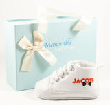 White bowtie high tops, Baby boy shoes, Personalized Baby Shoes, Baby Shoes, Infant Shoes, Soft sole, Baby Gifts, Personalized Baby Gift