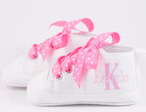White sneakers, Baby Girl Shoe, Personalized Baby Shoes, Baby Shoes, Infant Shoes, Infant Girl Shoe, Baby Gifts, Personalized Baby Gift