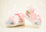 Minnie Mouse Baby Shoes, Minnie Baby Shower, Baby Birthday Gift, Personalized Baby Gift, Baby Shoes, Infant Shoes