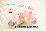 BABY SHOWER SHOES - Personalized Baby Shoes - Baby Shoes for Girls - Personalized Baby Shower Gift - Cute Baby Shoes - Infant Shoes