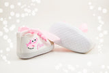 Shimmering Baby Shark Shoes – Adorable Personalized Baby Girl Footwear for Baby Showers and First Birthdays