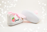 Berry First Birthday Baby Shoes, Strawberry Birthday Shoes, Strawberry 1st Birthday Outfit,  Sweet Birthday, 1st Birthday Party
