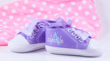 Purple cute high tops, Baby Girl Shoes, Personalized Baby Shoes, Baby Shoes, Infant Shoes, Soft sole, Baby Gifts, Personalized Baby Gift