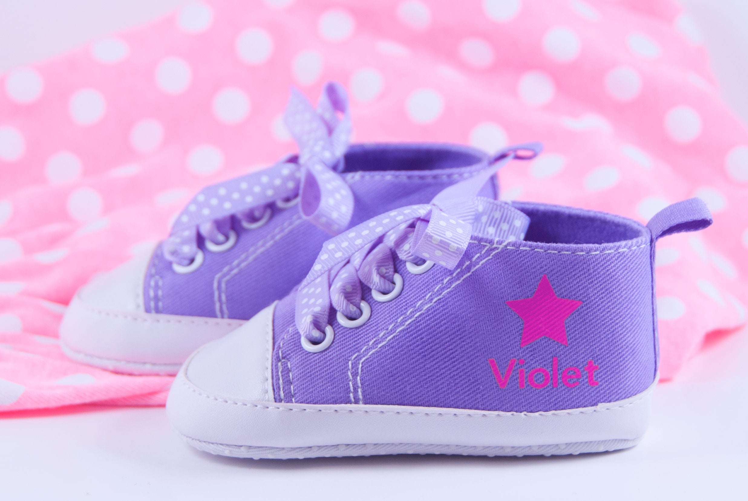 Purple Star, Baby Girl Shoes, Personalized Baby Shoes, Baby Shoes, Infant Shoes, Soft sole, Baby Gifts, Personalized Baby Gift