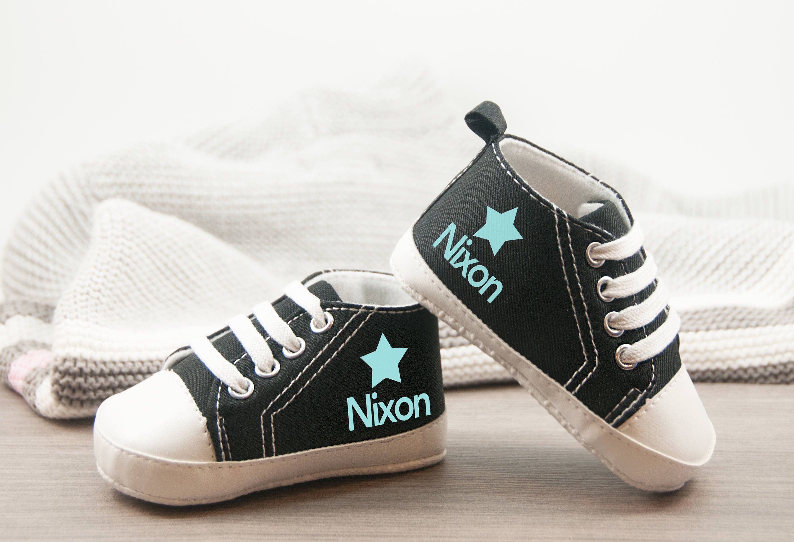 Black Baby Boy Shoes, personalize baby gift for boy, Personalized Baby Gift, Baby boy shoe, Personalized Shoes, Infant Shoes, Baby Gifts