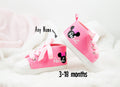 Personalized Minnie Mouse Baby Girl Shoes – Pink Sneakers for First Birthday & Baby Shower