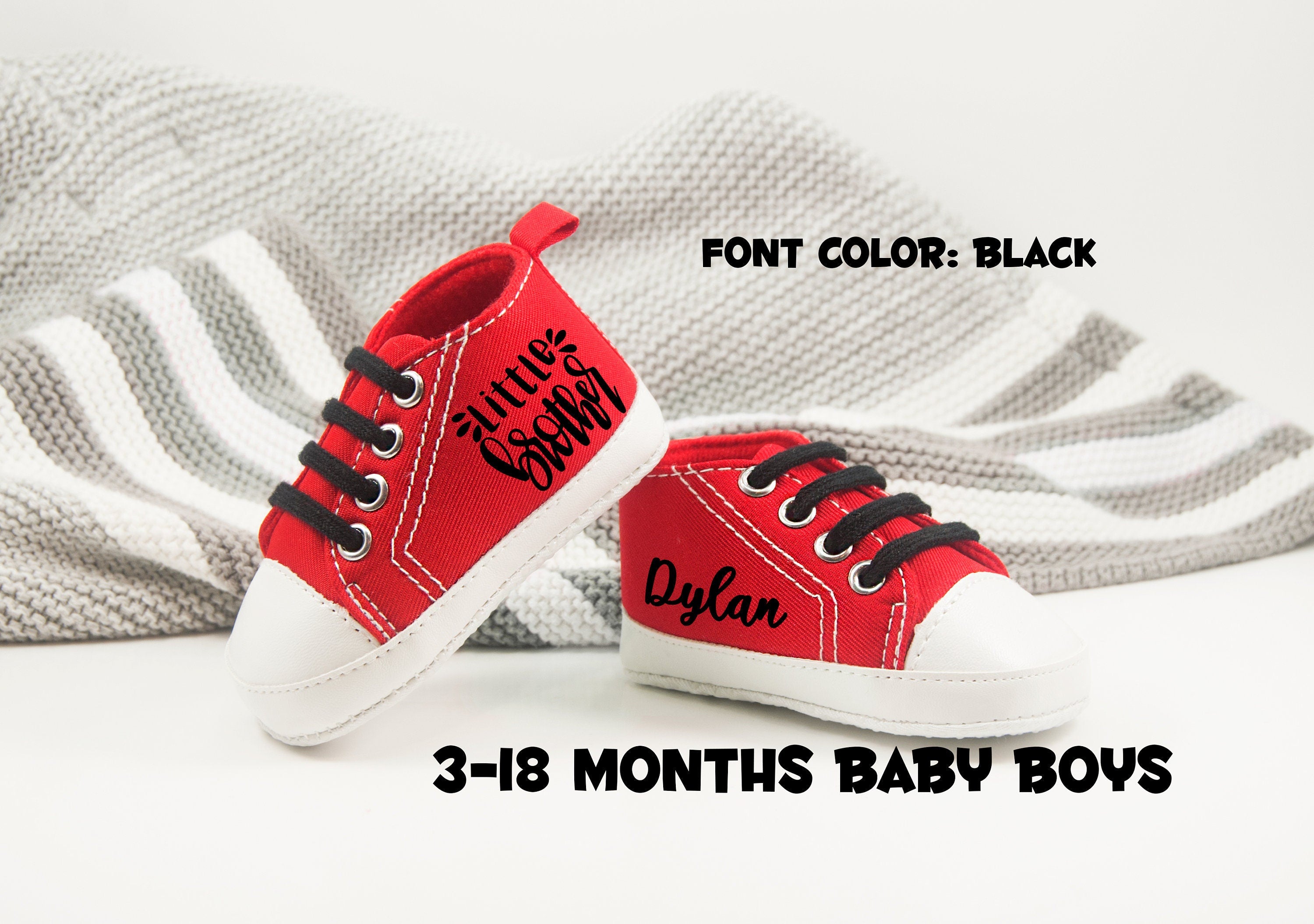 Little Brother Baby High Tops, Personalized Baby Shoes, personalized baby shoes Baby Shoes, Infant Shoes, Baby Gifts, Personalized Baby Gift
