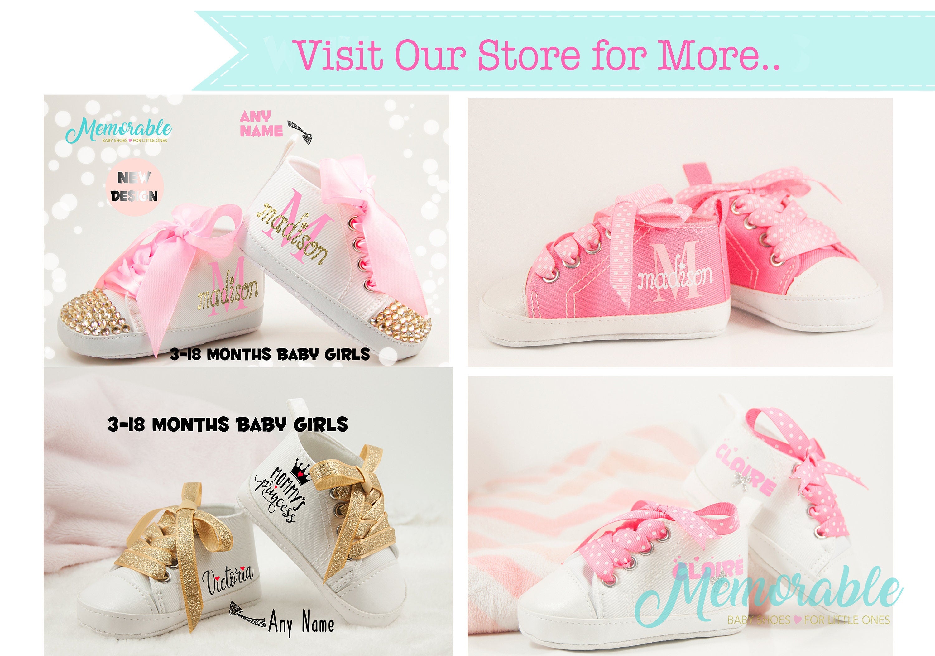 Unicorn Baby Girl Shoes, Baby Girl Outfit, Unicorn Baby Girl Gift, first birthday gift,Personalized Baby Shoes Personalized Gift,Baby Shower