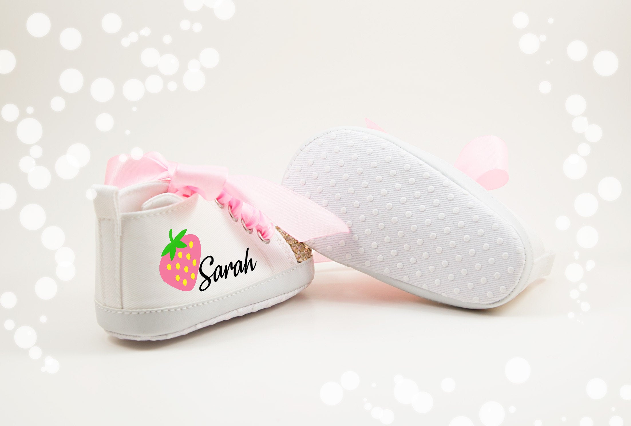 Berry First Birthday Baby Shoes, Strawberry Birthday Shoes, Strawberry 1st Birthday Outfit,  Sweet Birthday, 1st Birthday Party
