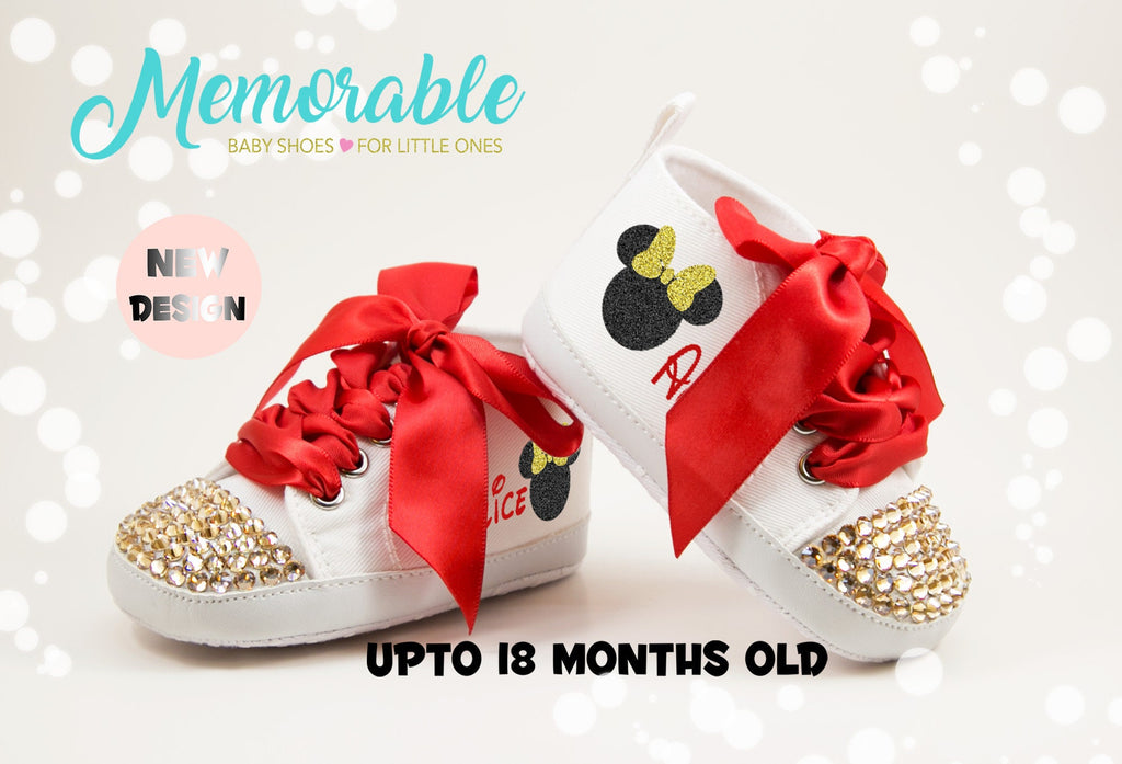 minnie baby shoes